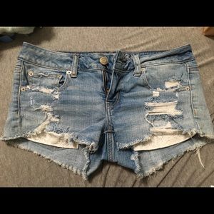 lace pocket ae shorts